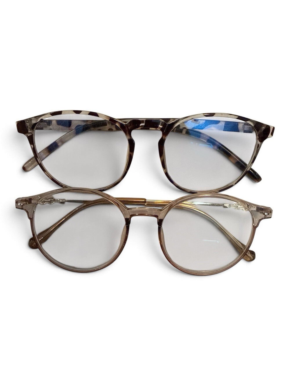 Brown Tortoiseshell Full Rim Plastic Eyeglasses Frames Unisex Adults